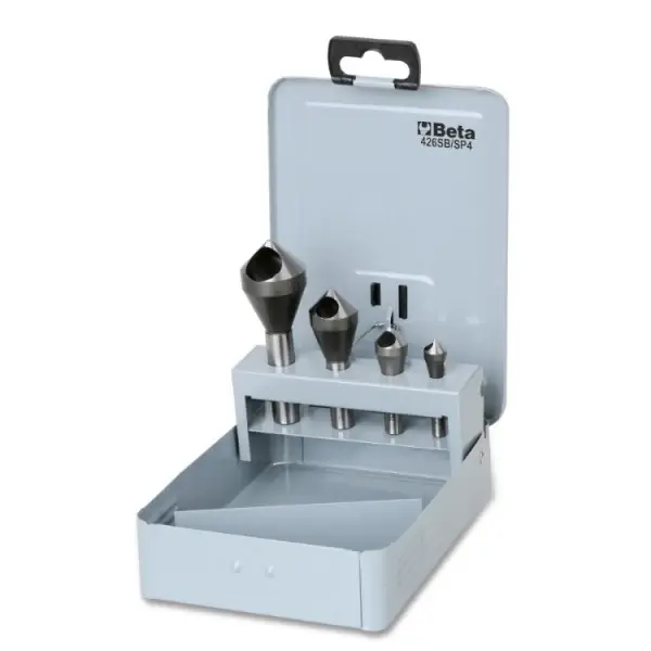 Set frese sbavare e svasare in cassetta metallica svasatori Beta 426SB/SP4 Saisonangebot