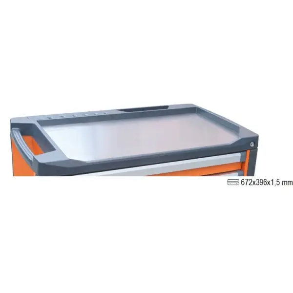Piano lavoro acciaio INOX per cassettiera Beta C37 3700/PLA Expressversand