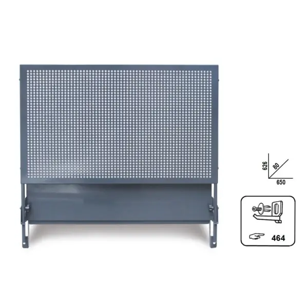 Pannello forato con supporti per cassettiera Beta C37 3700/PF Aktuell