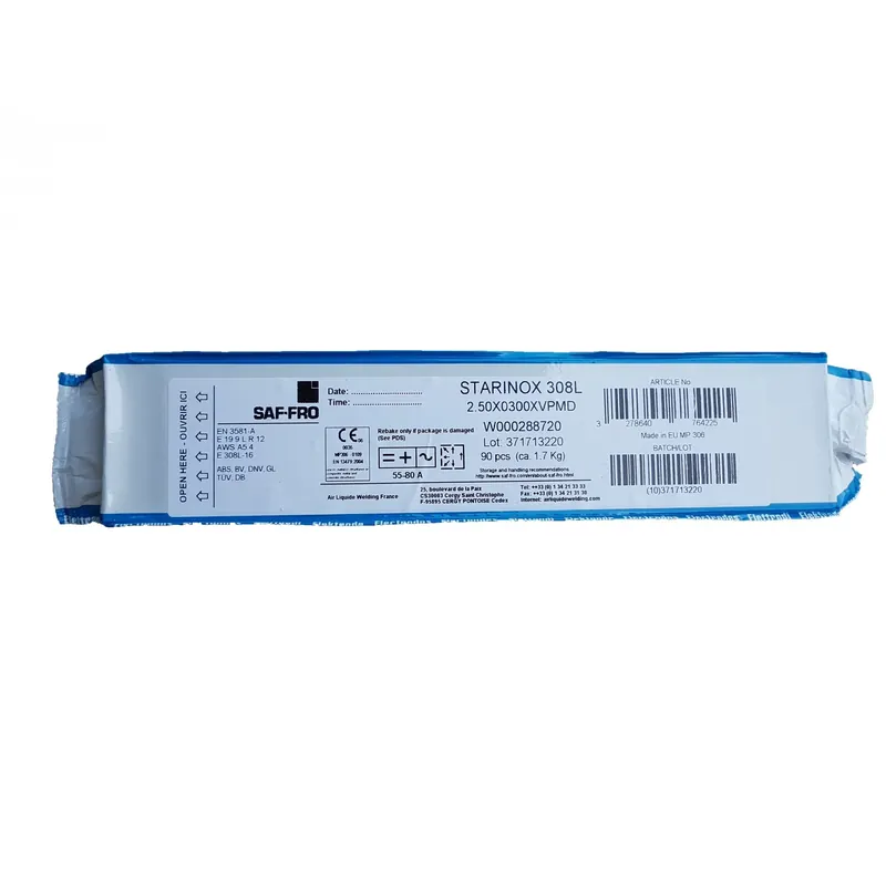 Elettrodi INOX STARINOX 308L 2.50X0300XVPMD Saf Fro 90pz. Markenprodukt
