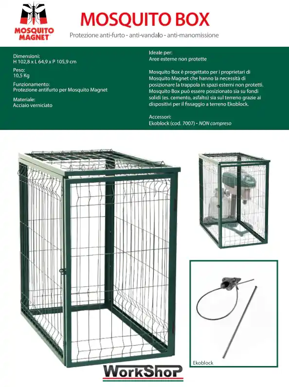 Gabbia protezione Mosquito Magnet MMBOX antizanzare Kracherpreis