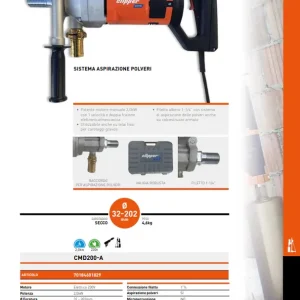 Carotatore a secco Norton Clipper CDM200-A Schnäppchen