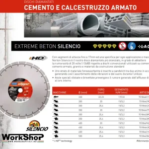 Bestpreis Disco Diamantato Clipper Norton EXTREME BETON SILENCIO