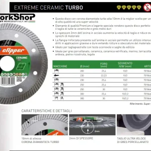Billig Disco Diamantato Clipper Norton EXTREME CERAMIC TURBO