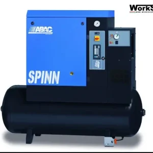 Solange Der Vorrat Reicht Compressore Abac a vite SPINN.E con serbatoio da 270lt. da 3 a 10 hp con o senza essicatore