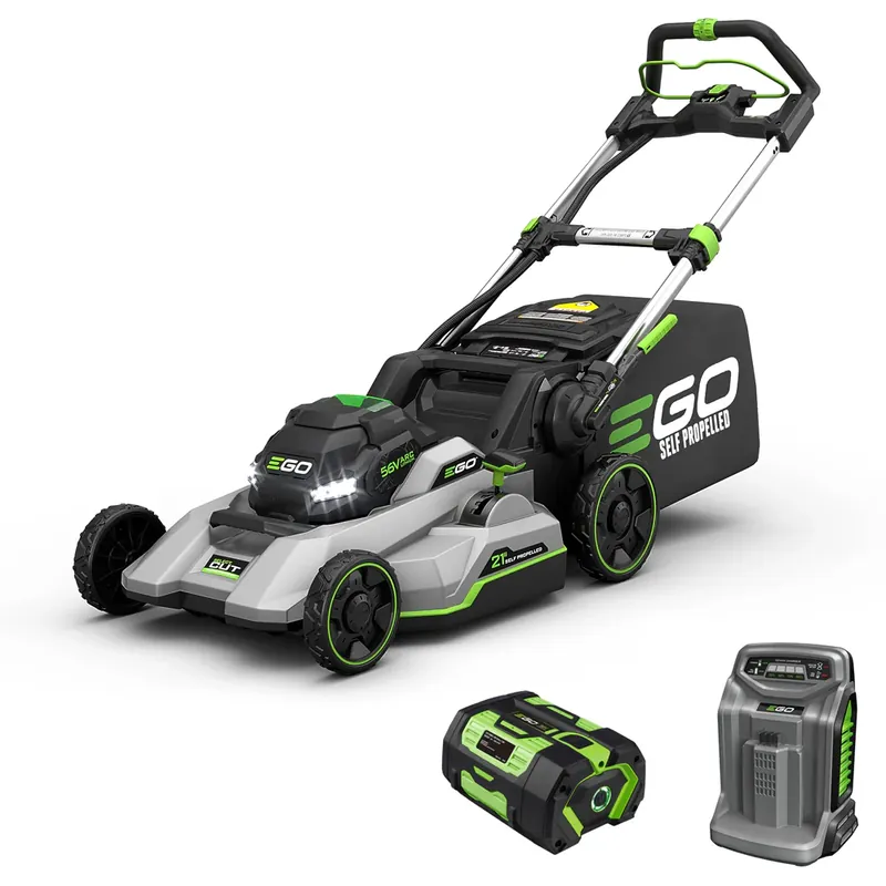 Rasaerba semovente a batteria 56 volts LM2135E-SP 7,5AH Set + Kit Mulching Omaggio + tagliabordi ST1300E-S Direkt Vom Hersteller