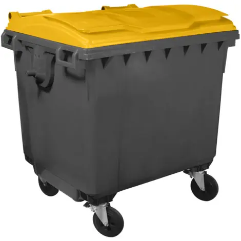 BIDONE 4 RUOTE PORTA RIFIUTI lt.1100 MOBIL PLASTIC 1/1100/5GRB-GIA – GRIGIO-GIALLO Jetzt Bestellen