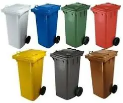 Bidoni porta immondizia con ruote 120lt. e 240lt. Mobil Plastic Letzte Chance