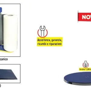 Top-Seller Avvolgitrice Fasciapallet Ecoplat BASE Barbero 02T.00000010 completo di rampa