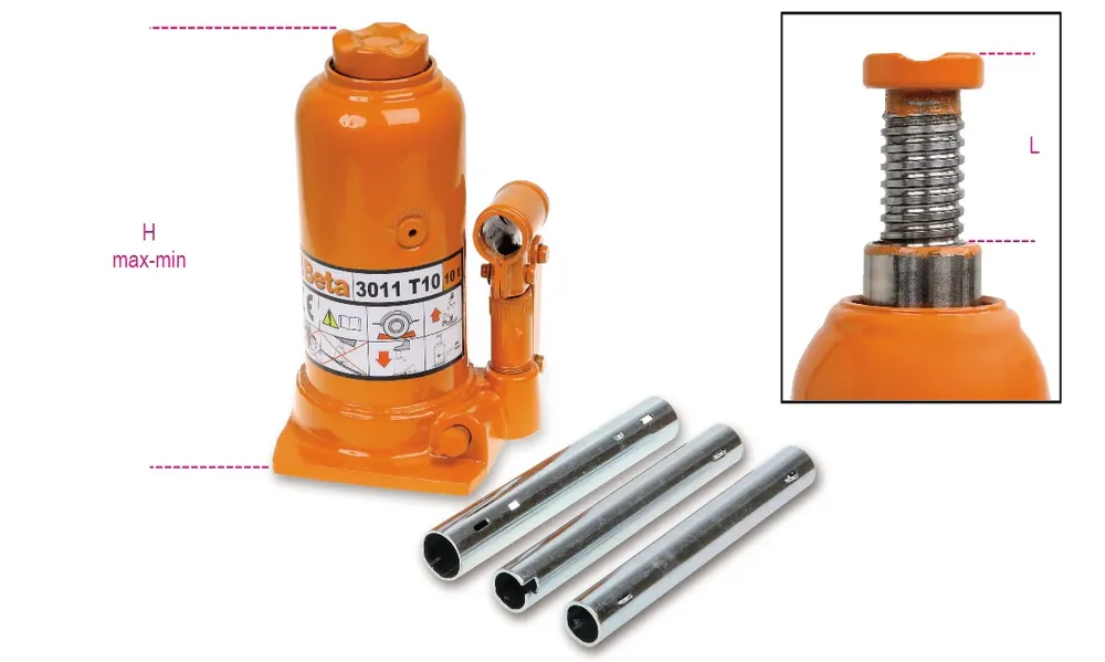 Sollevatore idraulico 3,5t a bottiglia Beta 3011/T3,5 Saisonangebot