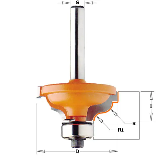 Fresa Legno Cmt gambo 6mm 746.325.11 Preisreduziert