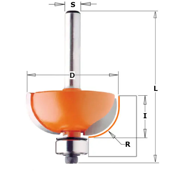 Begrenztes Angebot Fresa Legno Cmt gambo 6mm 737.254.11