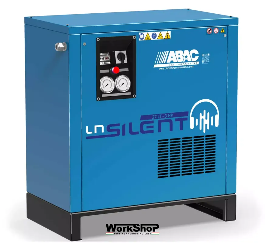 Highlight Compressore ABAC LN silenziato 27lt. da 2 a 3hp