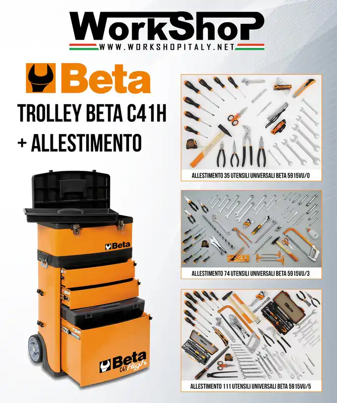 Zertifiziert Trolley Beta C41H + Allestimento a scelta