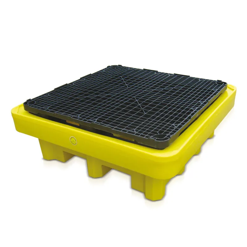 Vasca polietilene stoccaggio acidi 4 fusti Tecnotelai 1350x1350x490 Bestpreis
