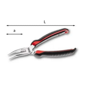 Half-round extra-long nose pliers with jaws (44-71) - Usag 133 AXP Markenware