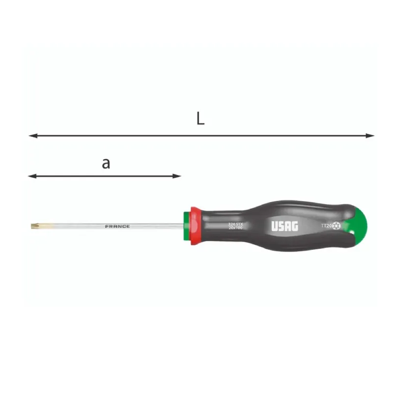 Begrenztes Angebot Screwdrivers for Torx Tamper Resistant Impression Screws - Usag 324 STX