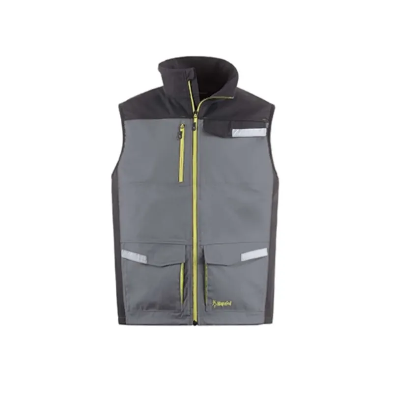 Kavir gray/black work vest - Kapriol Geprüft