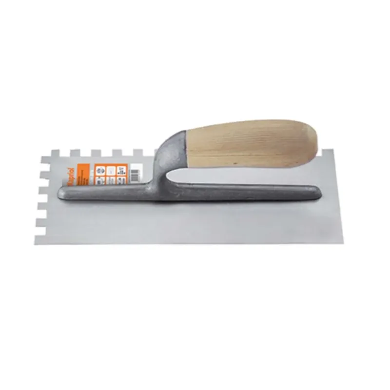 Saisonangebot Toothed trowel with wooden handle 12x28cm - Kapriol