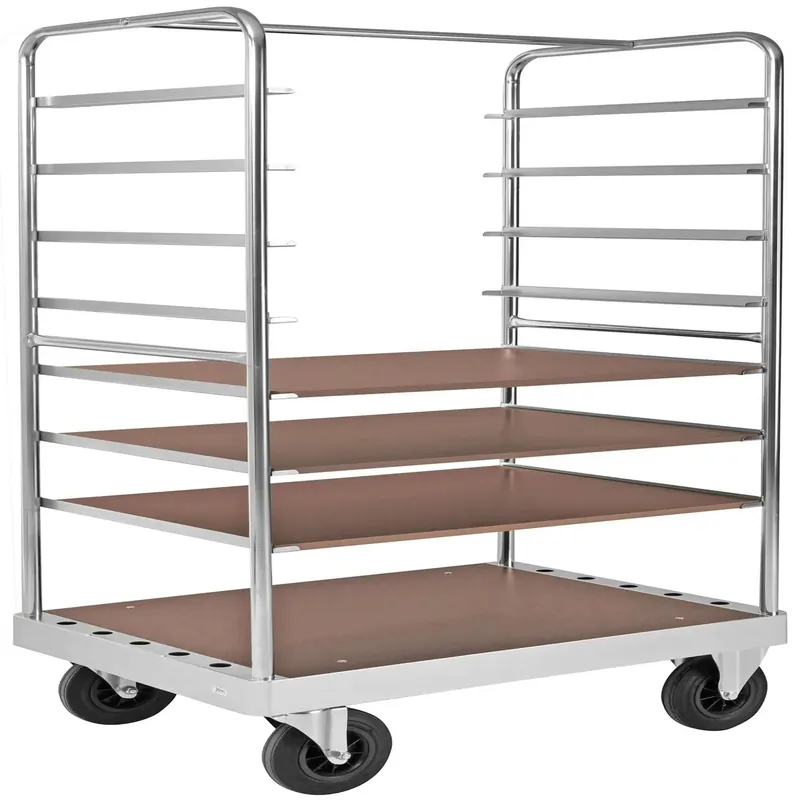 Beliebt Shelf trolley, Max load/shelf, 100 kg, L x W X H (mm) 1000 x 700 x 1900