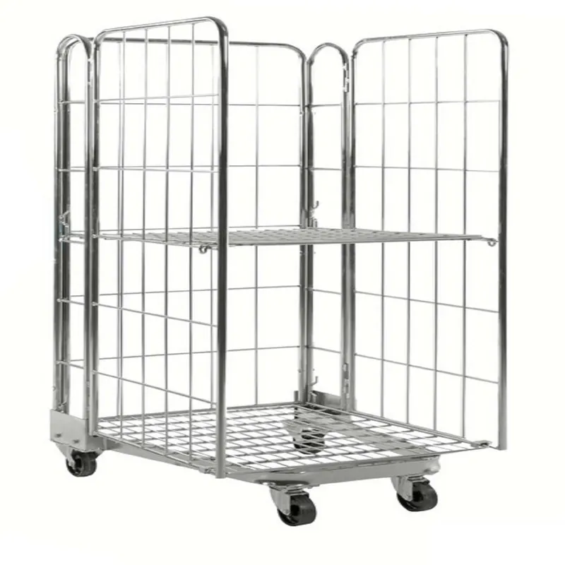 Ausverkauf Stackable roll container with 3 walls LxWxH (mm) 850 x 720 x 1740