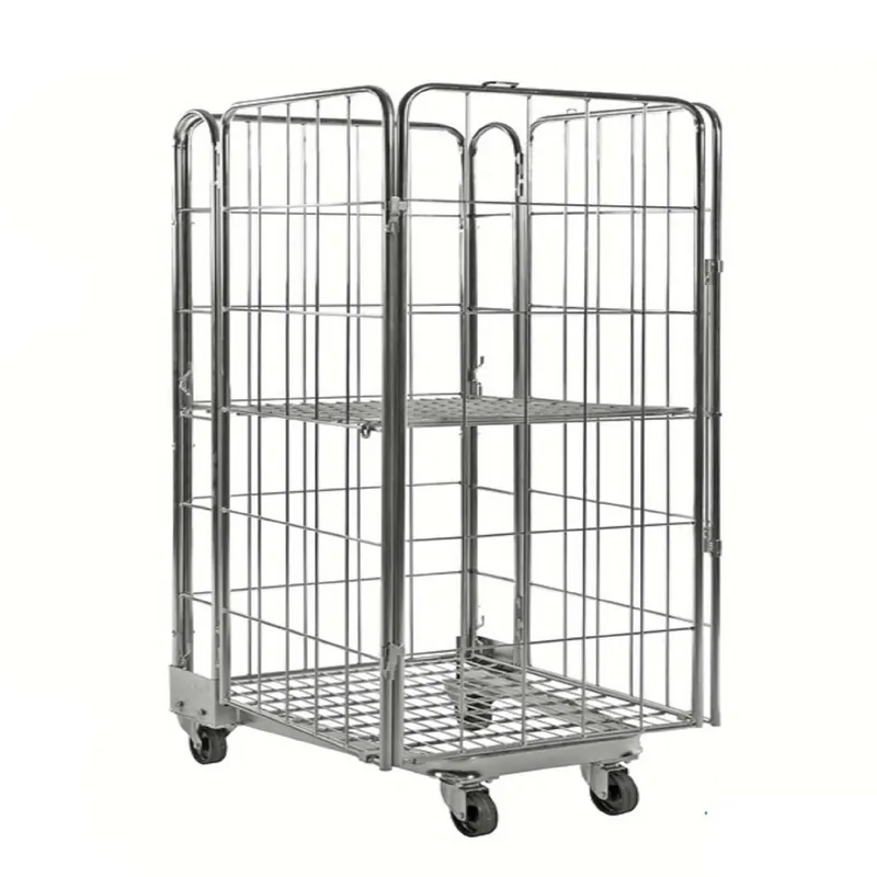 Stackable roll container with 4 walls LxWxH (mm) 850 x 720 x 1740 Solange Der Vorrat Reicht