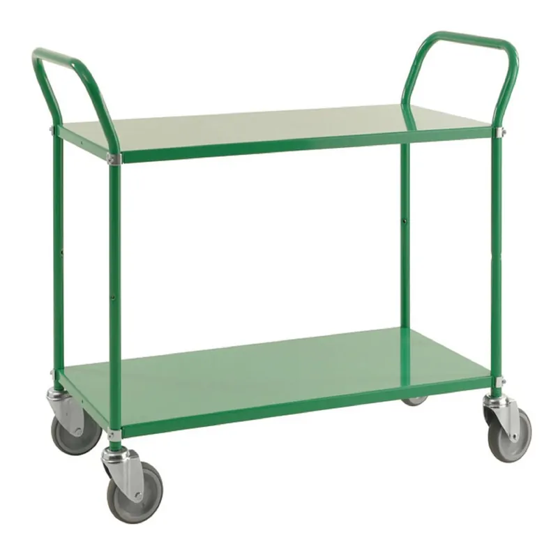 Bestseller Green Colour trolley 2 levels, L x W x H (mm) 1080 x 480 x 940 - Kongamek