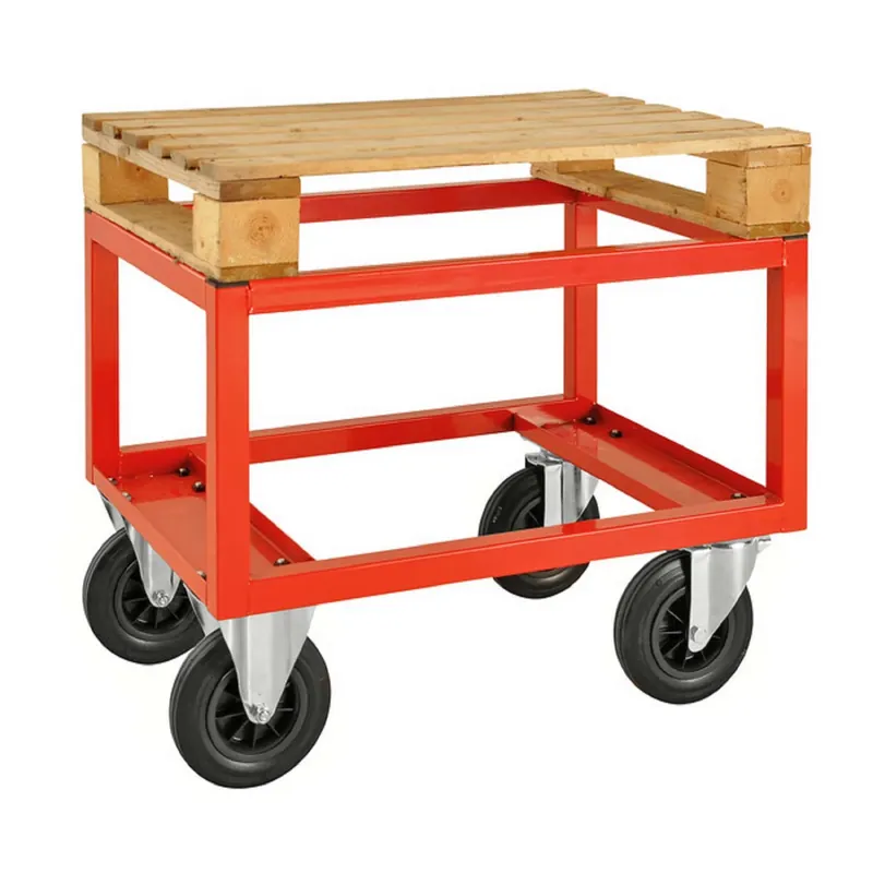 Red Pallet truck, LxWxH (mm) 800 x 600 x 650 - Kongamek Beliebt