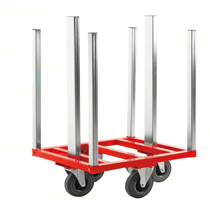 Aktuell Pallet frame trolley, Capacity 300kg, L x P x H (mm) 800 x 600 x 1215 - Kongamek