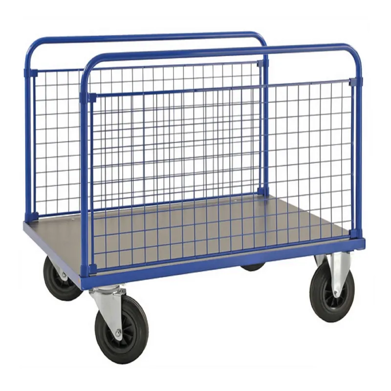 Billig 2 Panels Platform truck LxWxH(mm) 1200x800x900, castors: 2 fixed 2 swivel
