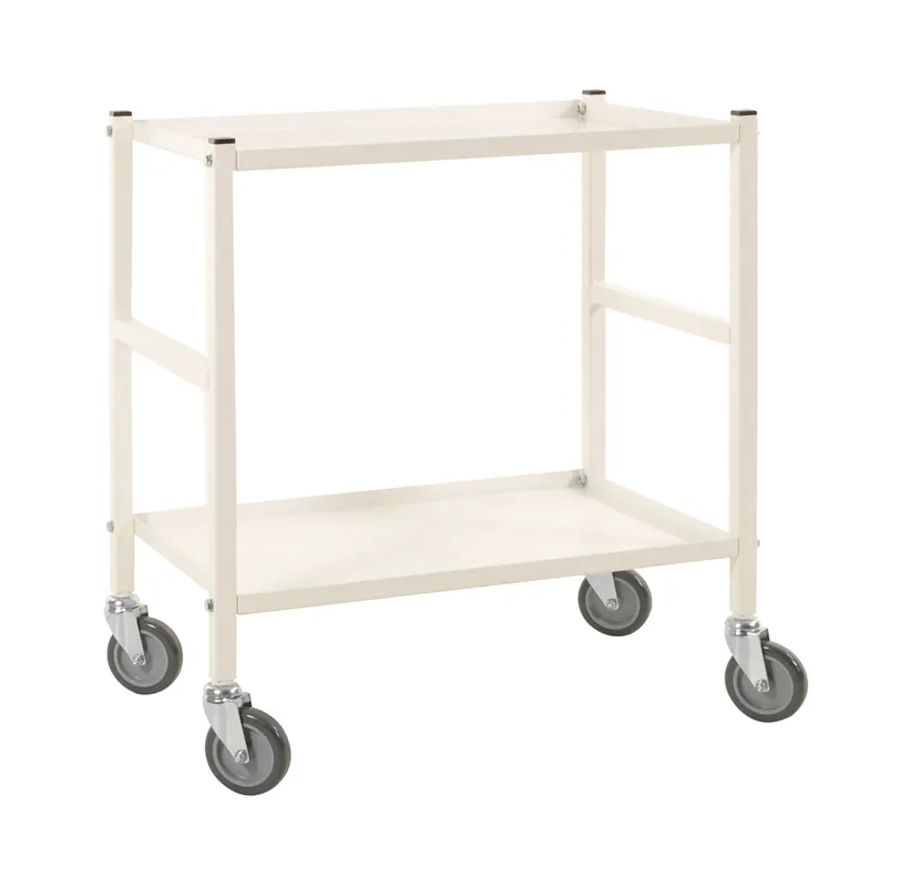 Online Kaufen White Smart table top trolley with 2 shelves L x W X H (mm) 690 x 430 x 750