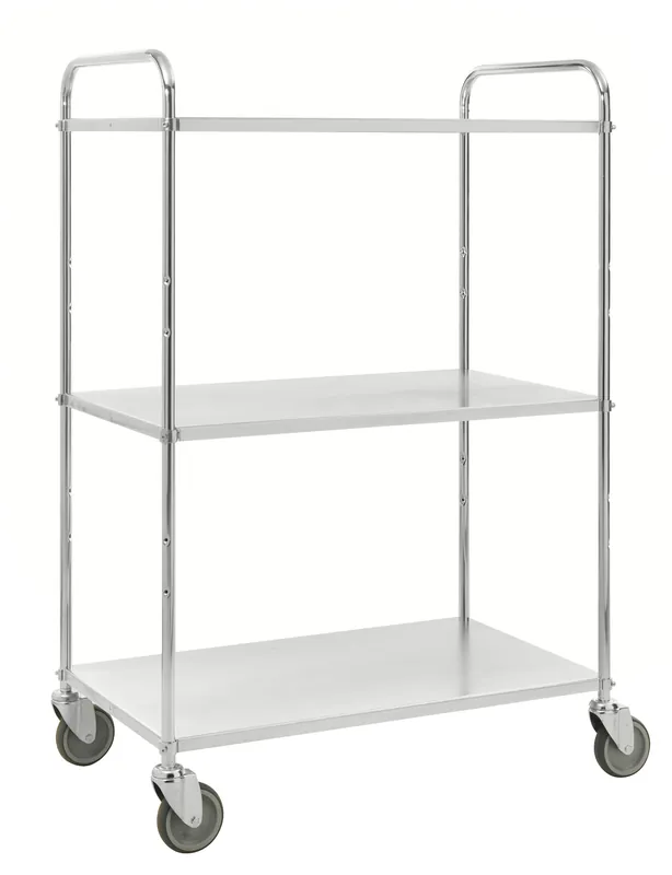 Light shelf Electro galvanised trolley with 3 shelves 980 x 585 x 1445 Wochenendangebot