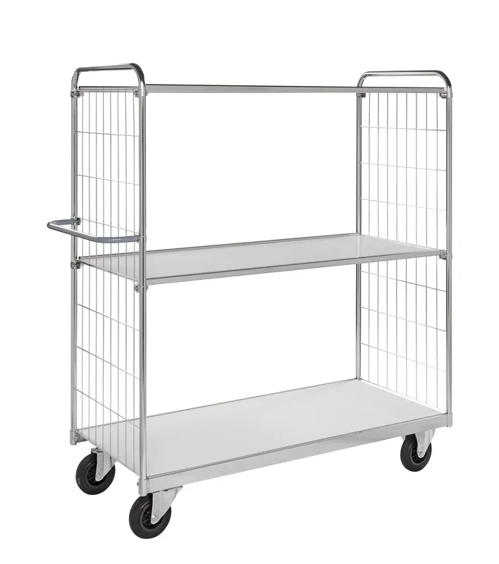 Robust flexible shelf trolley suitable, load 300kg, weight 54kg - Kongamek Neue Ware