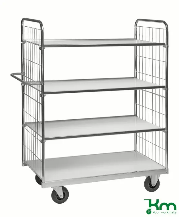 Sale Flexible shelf trolley L x W x H 1390 x 650 x 1695 mm - Kongamek