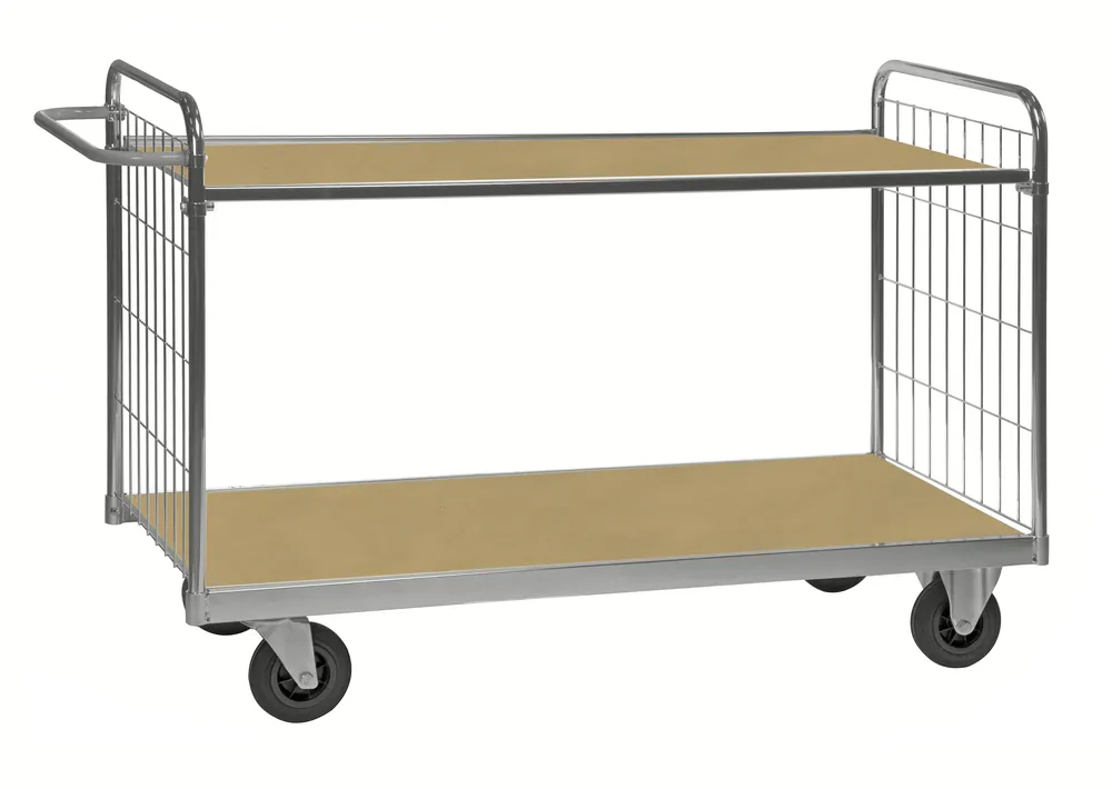 ESD adapted shelves with 2 shelves, L x W x H 1590 x 650 x 1025mm - Kongamek Zertifiziert