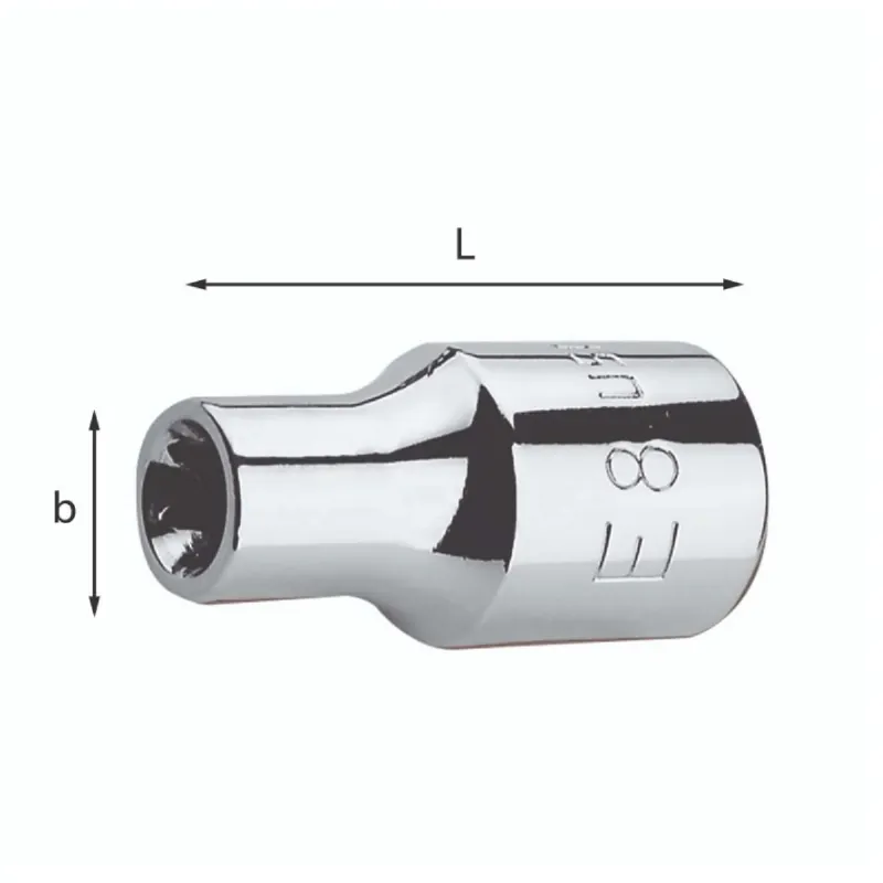 Torx socket wrench - Usag 235 1/2 NTX Sichere Zahlung