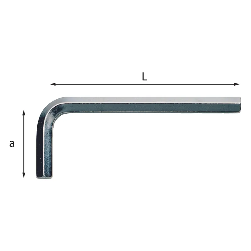 Bent hexagon male wrenches for hex socket screws - Usag 280 Finale Aktion