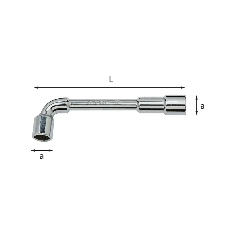 Zertifiziert Double through-drive pipe wrench - Usag 291 N