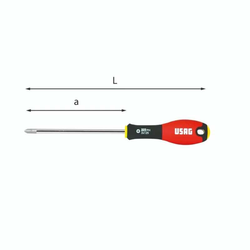 Screwdrivers for Phillips cross recessed screws - Usag 322 PH Neue Kollektion