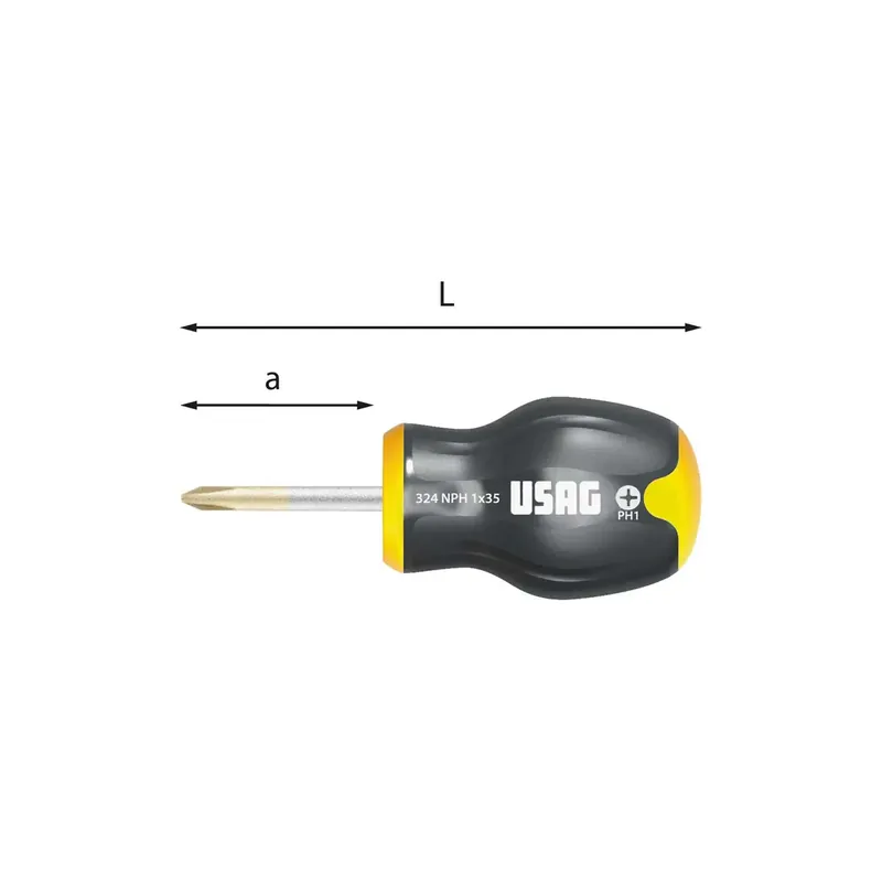 Neue Kollektion Screwdriver for Phillips cross recessed screws - Usag 324 NPH