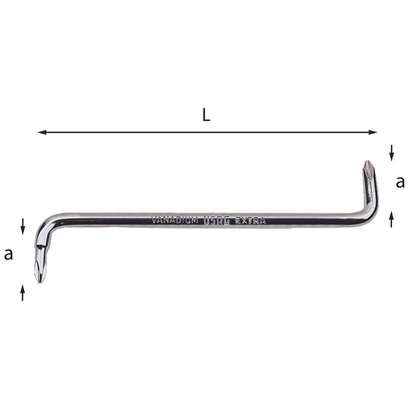 Schnäppchen Square drive screwdrivers for Phillips cross recessed screws - Usag 340 PH