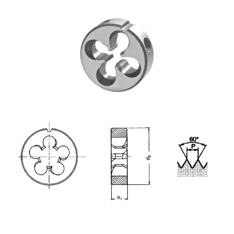 Highlight Metric threading die ISO MA for brass - 500MS JBO JBO