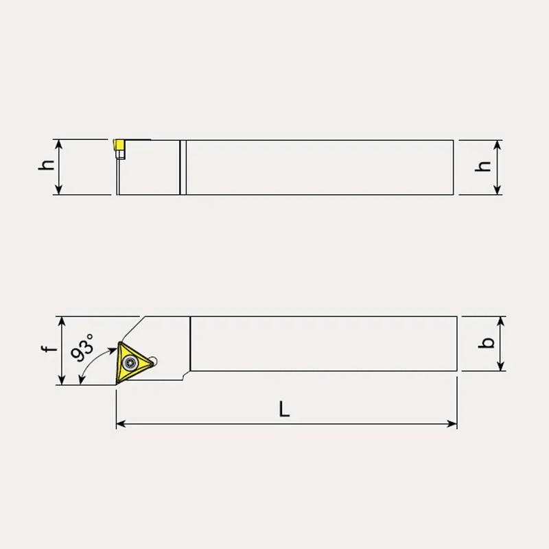 External Machining Toolholder, Right Hand - Positive Inserts - Talicarb STUCR Geprüft