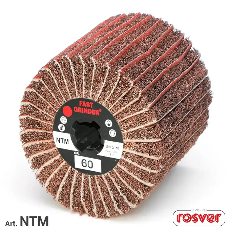 Mixed Flap Wheels - Rosver - NTM D.100x50x19 - Conf.5pz Neu Im Sortiment