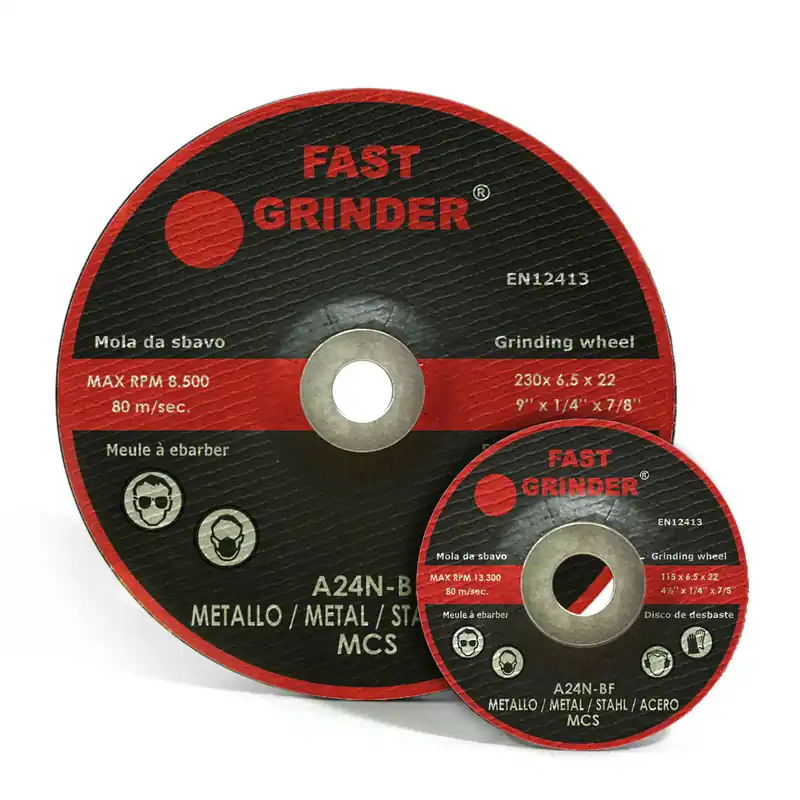 Grinding Discs with Depressed Centre Iron MCS A24N Rosver - Conf.50pz Highlight