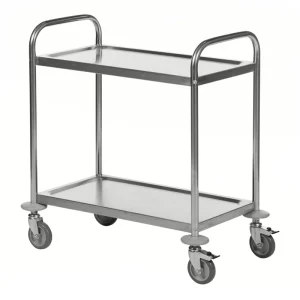 Begrenztes Angebot Stainless steel carts 4 swivel casters 2 with brakes 710 x 400 x 805 Kongamek