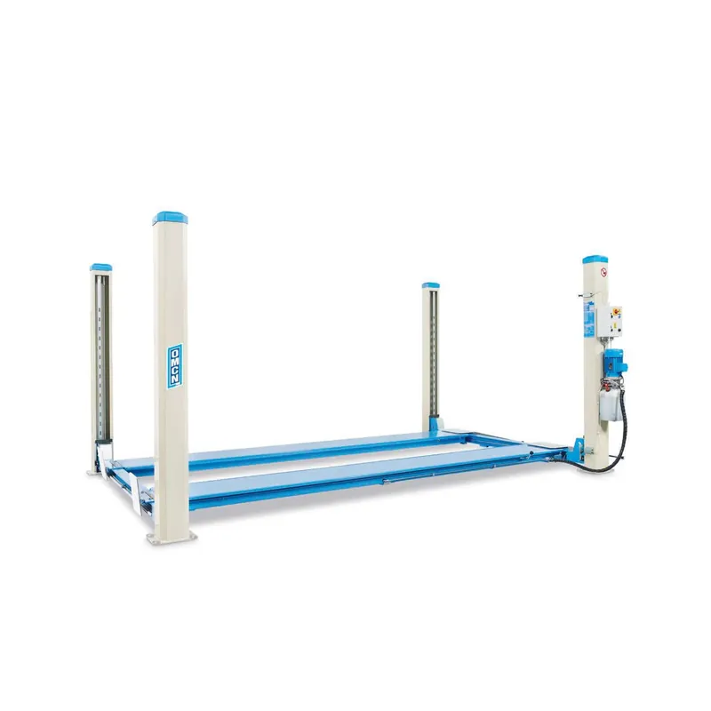 Electro-hydraulic 4-post lift capacity 4000 kg for flat platform OMCN Billig