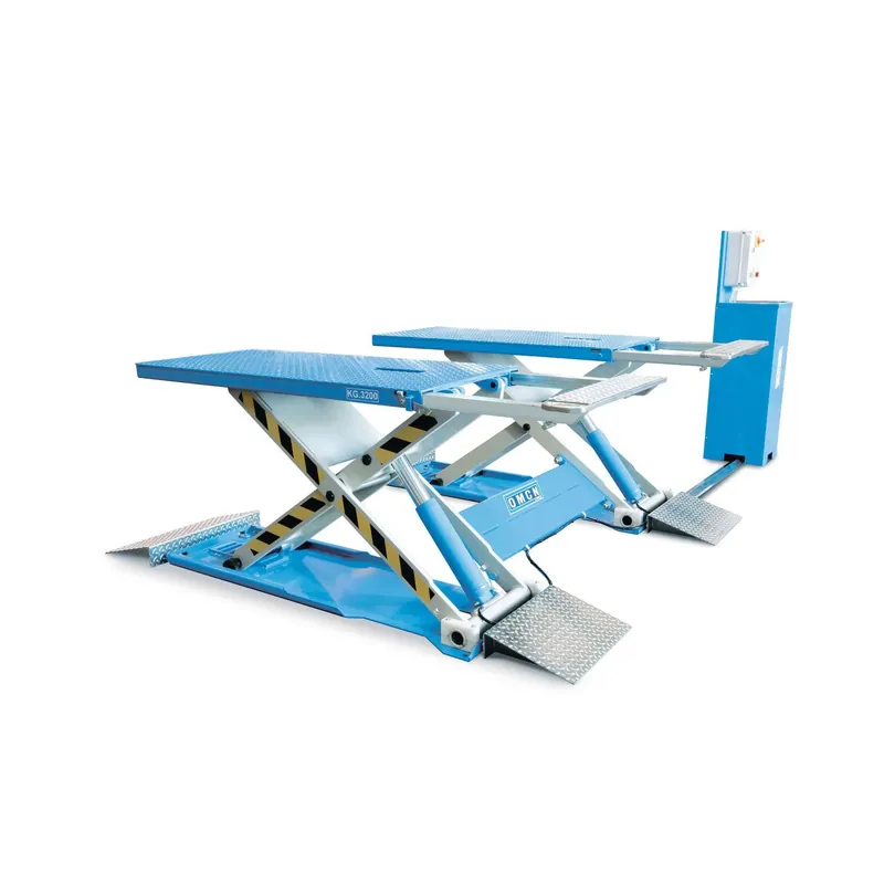 Top-Seller Electro-hydraulic scissor lift capacity 3200 kg with extension extensions - OMCN