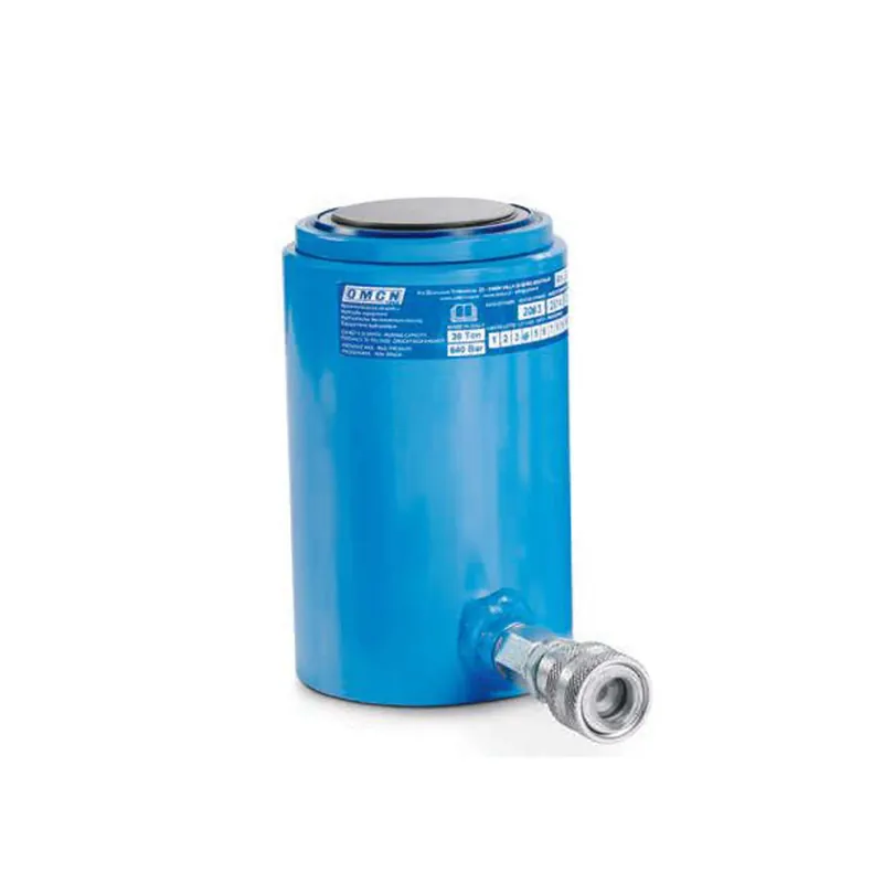 20 ton capacity hydraulic cylinder with gravity return H.185mm - OMCN 361/C Neue Kollektion