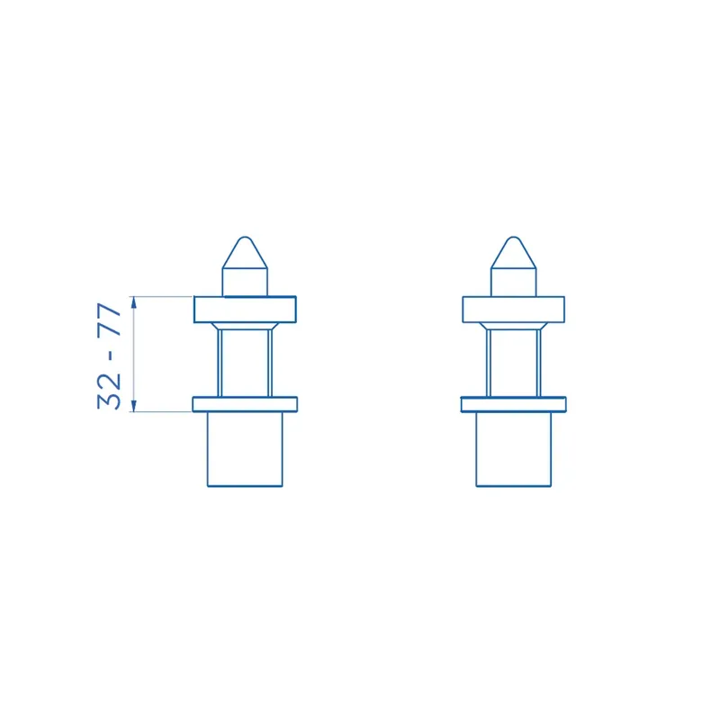 Abverkauf 2 special adapters for electromechanical lifting bridges - OMCN G199/R